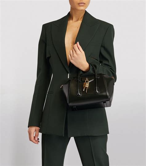 givenchy antigona mini olive green|Givenchy lock bag.